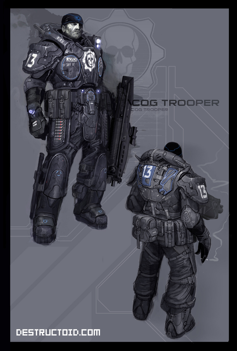 Illustration for article titled The awesome power of battlesuit and armor concept art!